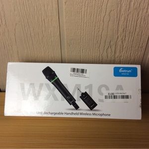 Bietrun WXM19A UHF Wireless Handheld Dynamic Microphone -NEW Black